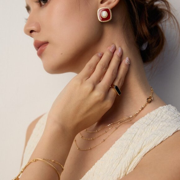 ✨ Artisan Original Multi-Strand Bracelet with Sculptural Toggle Clasp | S925 - Picture 2 of 12